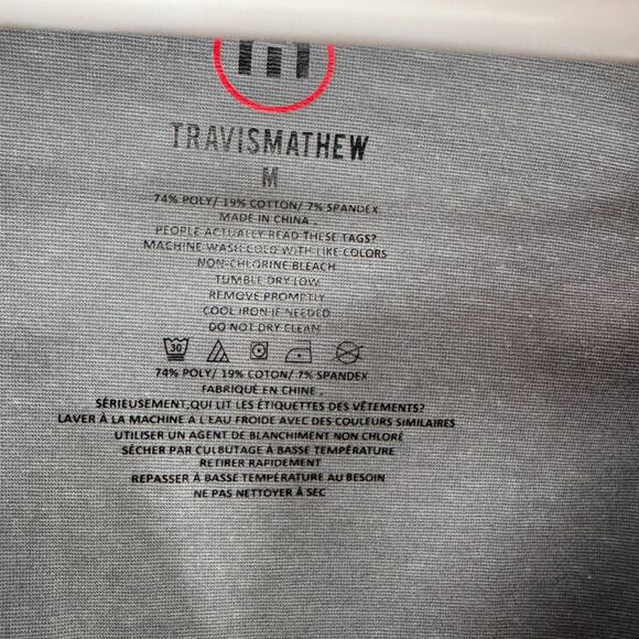 Travis Mathew 1/4 Zip Pullover Sweatshirt Men's‎ Size Medium Gray - Picture 10 of 13
